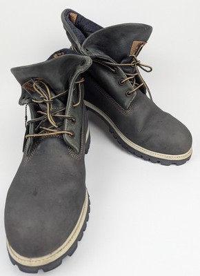 Timberland Roll Top Herren Stiefel UK Größe 10,5 Leder Schuhe EL204343GC