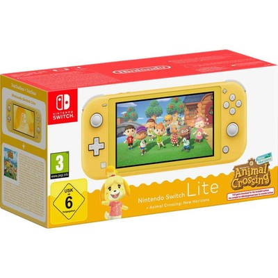 Nintendo 10017605 Switch Lite + Animal Crossing: New Horizons Bundle Gelb