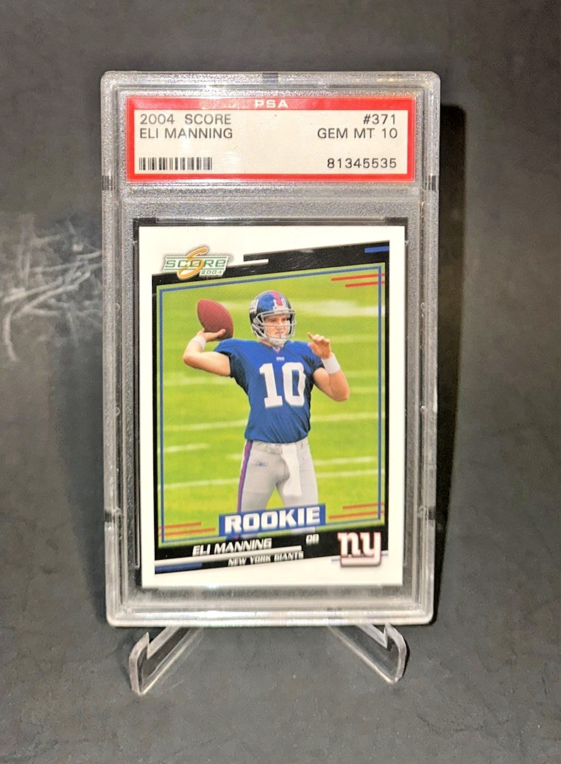 2004 Score Eli Manning Rookie RC #371 Giants PSA 10 GEM MINT