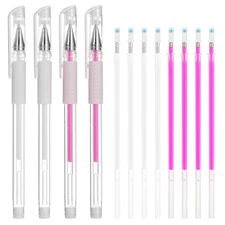 Mabor Brow Mapping Pen, 4Pcs Eyebrow Microblading Marker Pens with 8 Replacem...