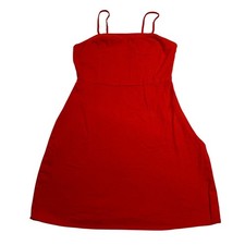 bp. Sleeveless Square Neckline Linen Blend Mini Dress Size XS Colorful Casual