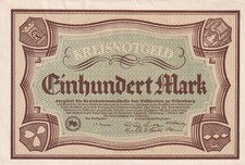 Dillenburg - Kreis - 100 Mark - B N&deg; KN 5st - M&uuml;ller 995.7c)