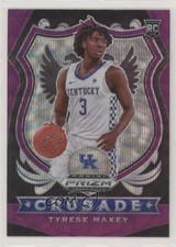 2020-21 Panini Prizm Draft Picks Crusade Purple Wave Tyrese Maxey #94 06jf