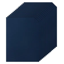 Silunkia 28 Sheets Navy Blue Cardstock 8.5 x 11 Scrapbooking Paper, 92lb Heav...