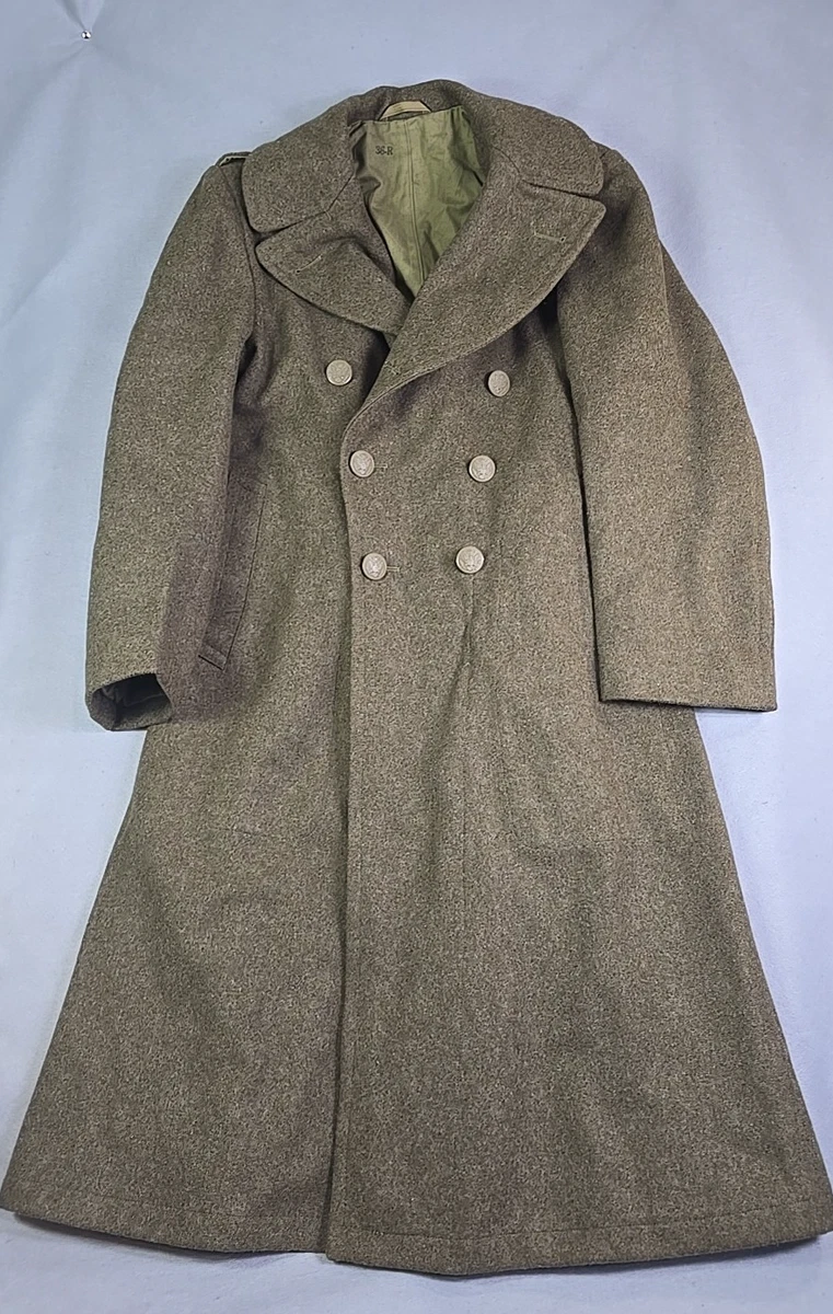 Army Trench Coat In Original Ww2 Collectible Us Uniforms for sale