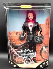 VTG 1998 Collector Edition Harley-Davidson Motorcycle Barbie Doll Mattel 22256