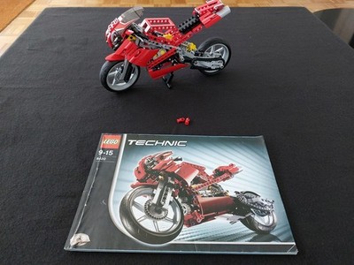 LEGO 8420 Technic Rotes Street bike Motorrad