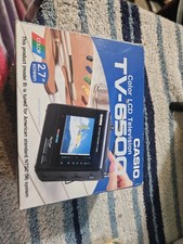 Title SuggestionVintage Casio TV-6500 Portable Color LCD TV - Boxed -...