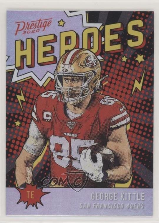 2020 Panini Prestige Heroes George Kittle #HE-GK 0c4
