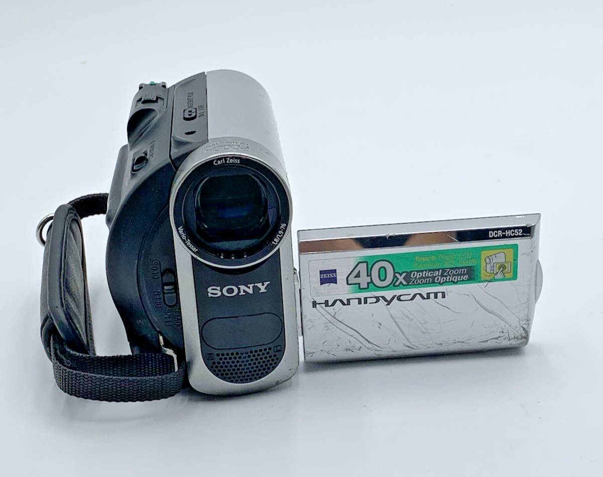 Sony Handycam DCR-HC52 40x Optical MiniDV Camcorder 2000x Digital