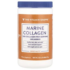 2 X The Vitamin Shoppe, Marine Collagen, Unflavored, 7.62 oz 216 g 