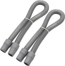 2-Pack Cpap Hose 2Ft with 22Mm Cuffs, Latex-Free Cpap Tubing Compatible with Mos