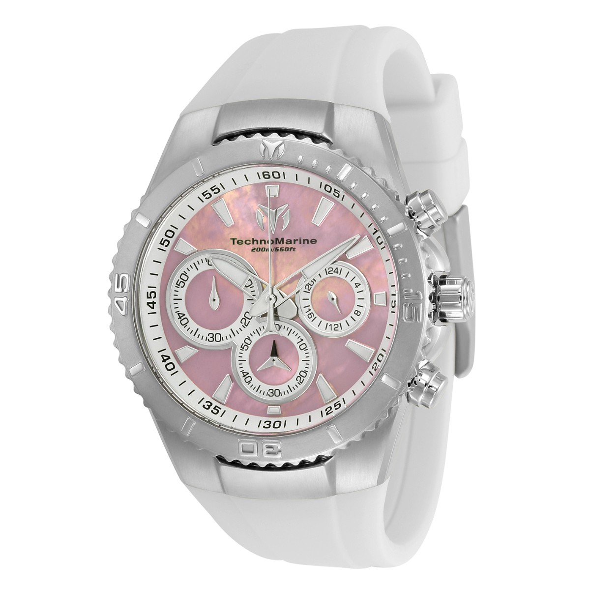 TechnoMarine Sea Manta Women's 40mm Mother of Pearl Chronograph