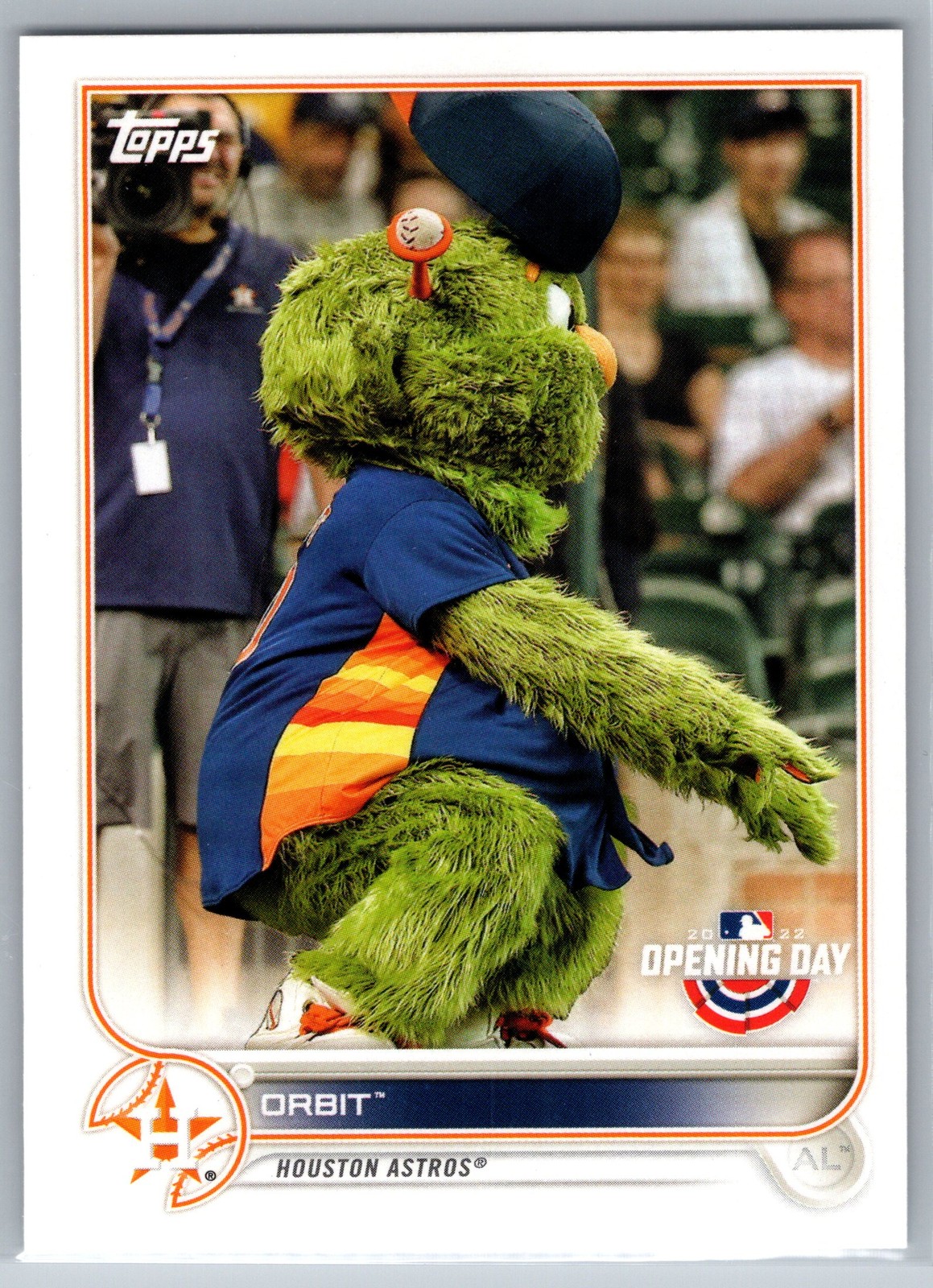 2022 Topps Opening Day Orbit Mascots #M-9 Houston Astros