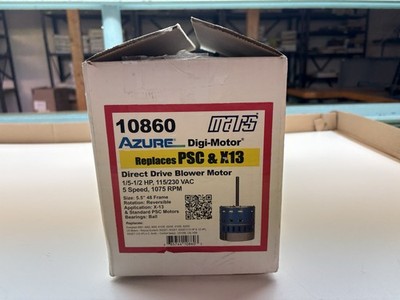 Mars 10860 Azure Digi-Motor Variable Speed Blower Motor 115/230v 1/5-1/2hp