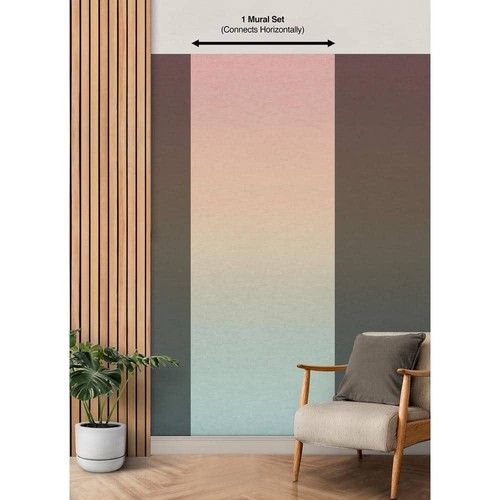 RoomMates Wall Mural Rainbow Aura Ombre Abstract Peel and Stick ...