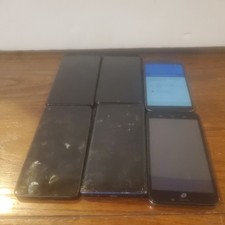 LOT OF 6 USED CELL PHONES Mixed Unteste, PARTS ONLY