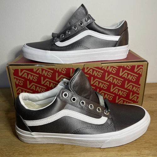 Vans Old Skool raso Lux grigio vero bianco donna