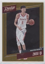 2017-18 Panini Prestige Micro Etch Rookies Orange Zhou Qi #49 0f4i