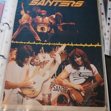 ??  SANTERS LIVE   Early Poster Mag  CUTTING ADVERT U.K