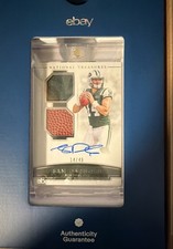 2018 Panini National Treasures - Rookie Nfl Gear Signature Combos Sam Darnold 