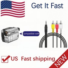 AV Cable for Sony Handycam Hi8/8XR/72x Camcorder ccd-trv16 CCD-TRV48 CCD-TRV48e