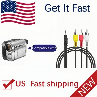 AV Cable for Sony Handycam Hi8/8XR/72x Camcorder ccd-trv16 CCD-TRV48 CCD-TRV48e