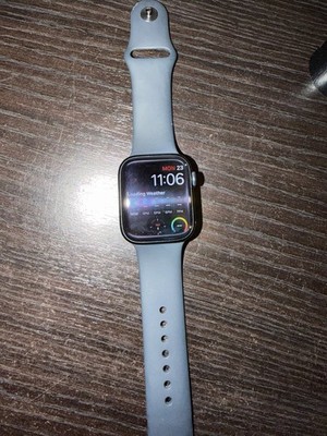 Apple Watch Series 7 45mm Aluminum Case with Sport Band - Midnight, Regular...