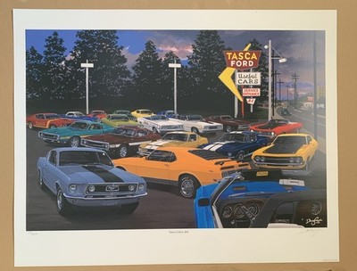 Dave Snyder Tasca Cobra Jets 788/950 SIGNED Mustang Fastback Mach Torino Cobra