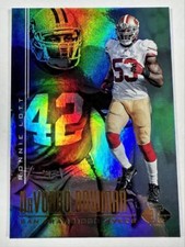 2017 Panini Illusions 22 Ronnie Lott Navorro Bowman Rainbow Foil 49ers Card