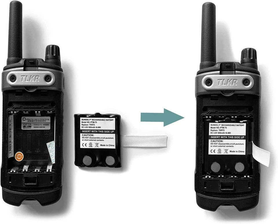 2x Ni-MH Battery Pack For Motorola Radio XT180 TLKR T80 Extreme T81 T61 T60 T50 - Image 3 of 3