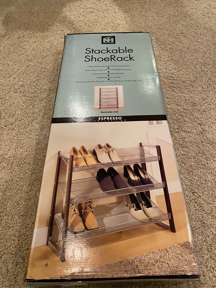 Neu Home - Zapatero Apilable Colección Espresso Foto 2 de 4