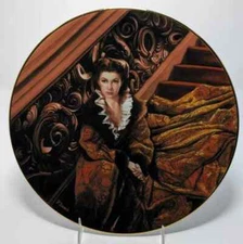 Gone With The Wind "Waiting for Rhett" Collector Plate by Paul Jennis