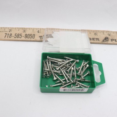 (Approx 40-Pk) Spax Multi-Purpose Screw Phillips/Square Flat Head # 6 x 1'' L