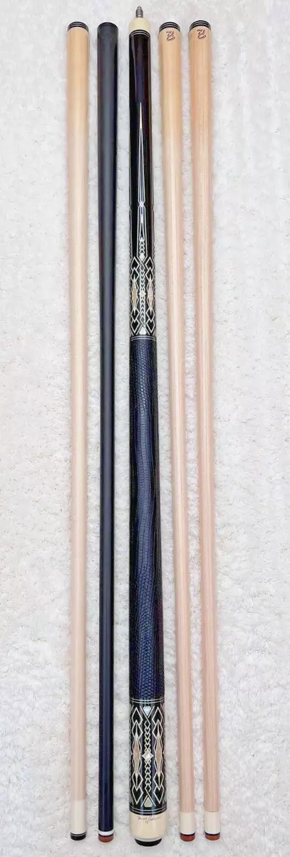 IN STOCK, 1 Of 1 Pechauer LTD Ebony Pool Cue w/ 4 Shafts, FREE 2x4 HARD CASE