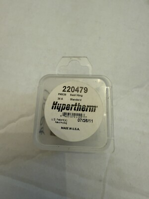 Hypertherm -Powermax 30 Swirl Ring 220479 -NEW- 1 per package