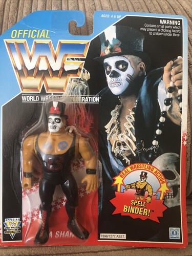 Hasbro Papa Shango Wrestling Figure On Card 1992. ...