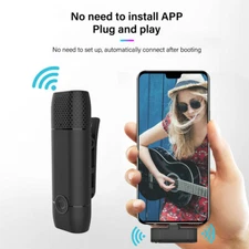 Lighting Wireless Microphone - For Vlogging, Live Streaming & Phone Recording