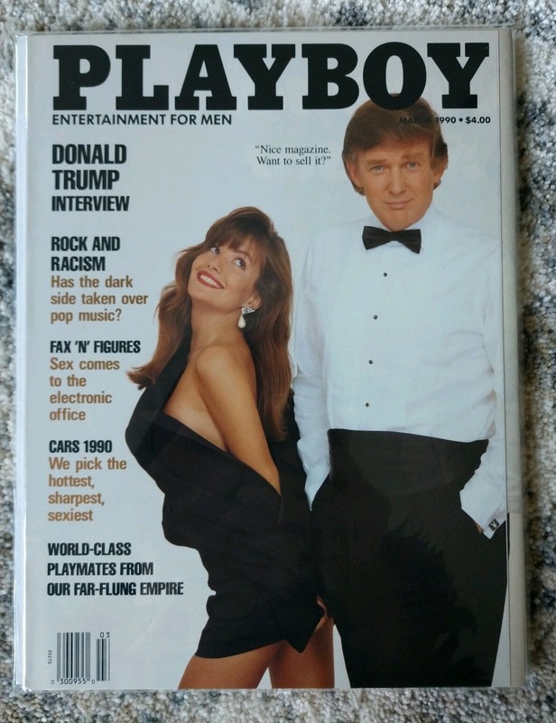 Playboy Donald Trump March 1990 Magazine Beautiful Condition