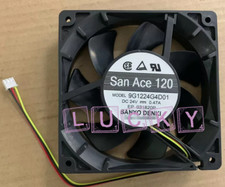 1PC NEW FOR SANYO 9G1224G4D01 DC24V 0.47A 12CM 3-Wire Cooling Fan replacement