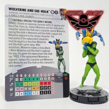 Heroclix WOLVERINE AND SHE-HULK - 070 CHASE Deadpool Weapon X Set