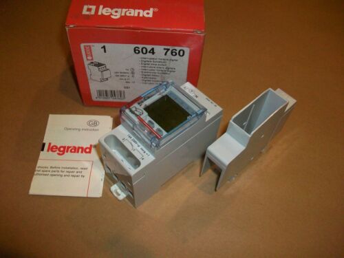 Interrupteur d'heure numérique Legrand 604760 7 jours 120vac alimentation 16amp contact 56  - Photo 1 sur 5