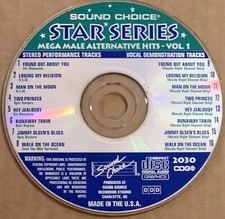 SOUND CHOICE STAR SERIES - MEGA MALE ALTERNATIVE HITS - VOL 1 - SC2030