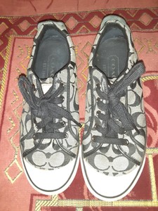 coach black tennis shoes