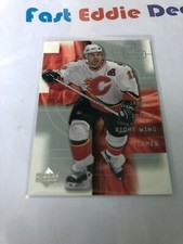 UPPER DECK HOCKEY 2001-02 JAROME IGINLA TOP SHELF CARD 5 CALGARY FLAMES HHOF