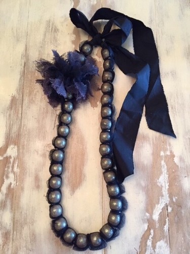 Lanvin Faux Pearl Tulle Necklace | eBay