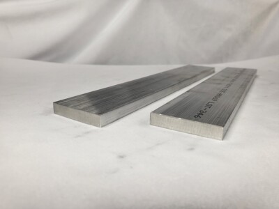 6061 Aluminum Flat Bar, 3/8'' x 2'' x 10'' long, Solid Stock, Plate, Machining, 2pk