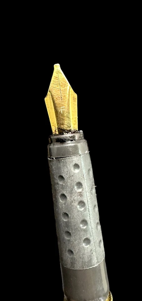 Vintage Staedtler Fountain Pen With Gold Nib Marbleized Finish - Image 4 of 4