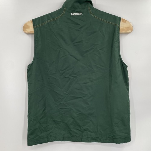 Reebok NFL OnField Green Bay Packer Full Zip Vest Size Medium - Picture 3 of 5