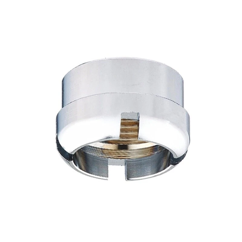 Tuerca de antena plateada de plástico ABS apta para Toyota Tacoma 2005-2015 8639604040 1 pieza Foto 4 de 4